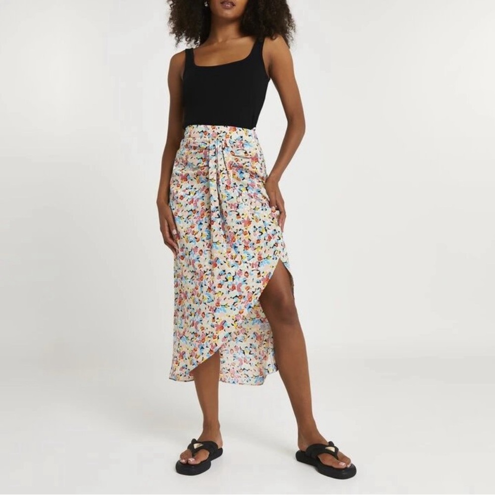 New River Island Midi Skirt NWT Size 4